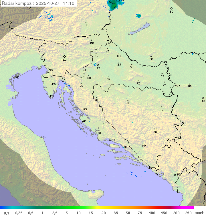 Padavine Hrvaška
