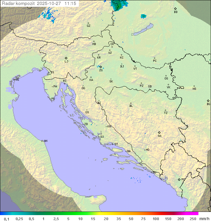 Padavine Hrvaška