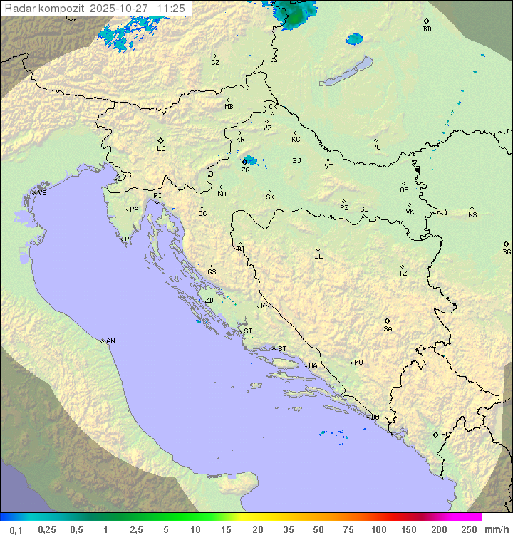 Padavine Hrvaška