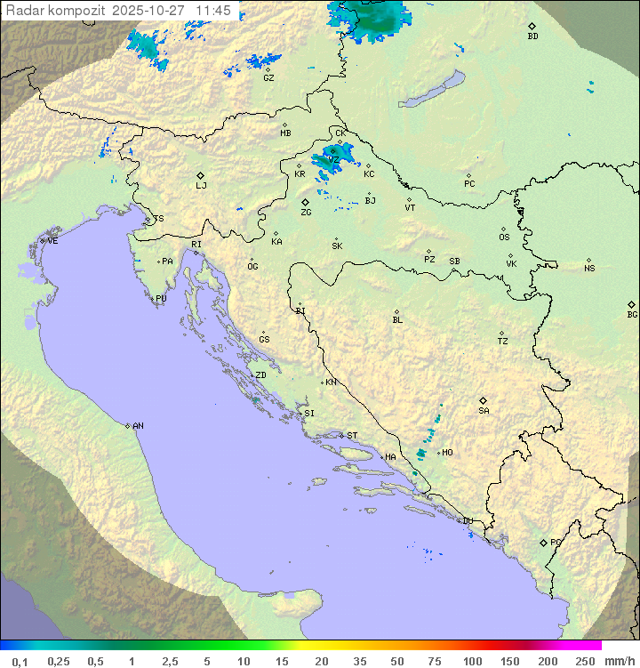 Padavine Hrvaška