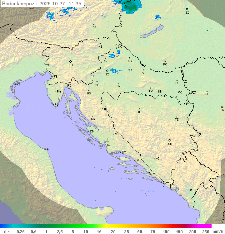 Padavine Hrvaška
