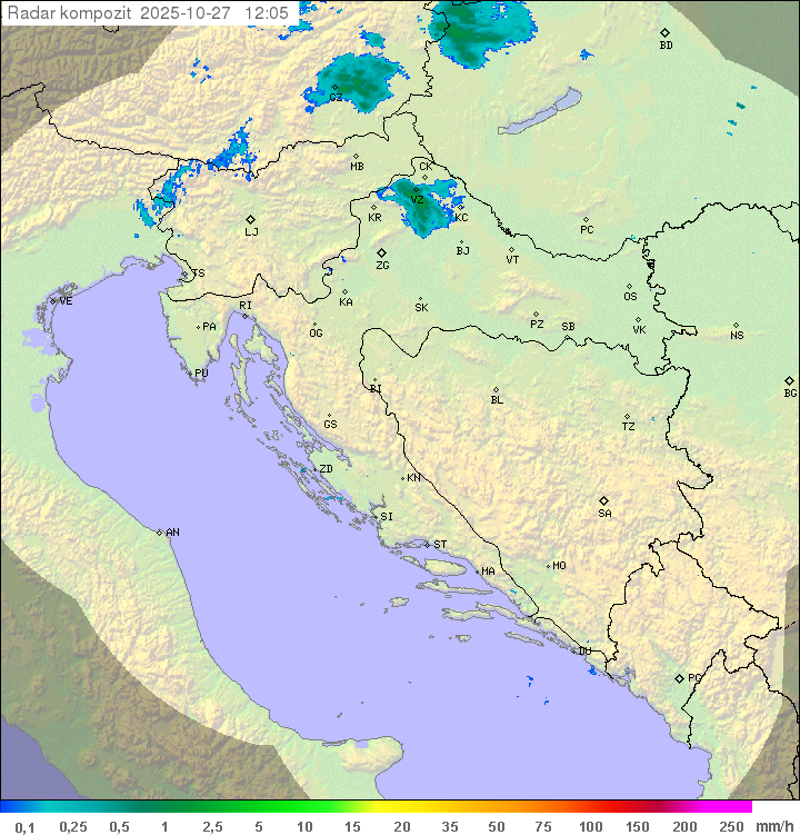 Padavine Hrvaška