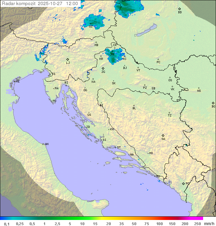 Padavine Hrvaška