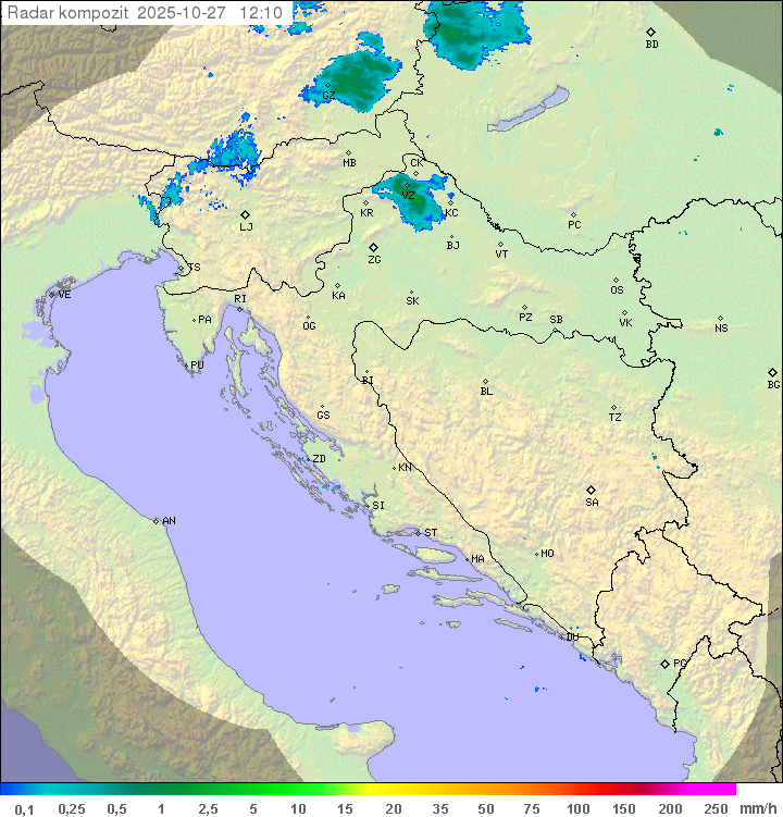 Padavine Hrvaška