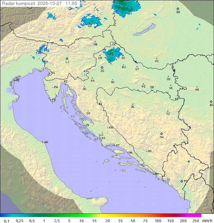 Padavine Hrvaška