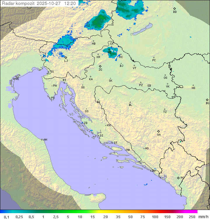 Padavine Hrvaška