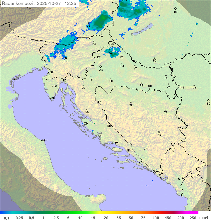 Padavine Hrvaška