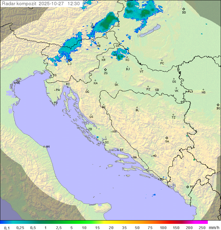 Padavine Hrvaška