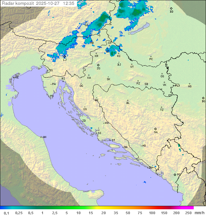 Padavine Hrvaška