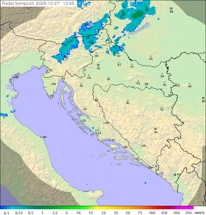 Padavine Hrvaška