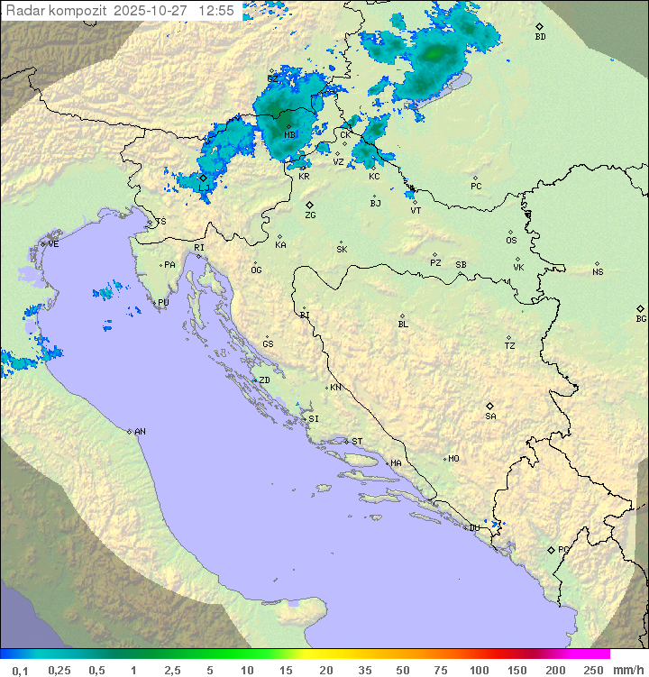 Padavine Hrvaška