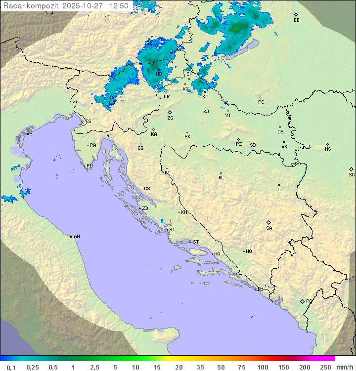 Padavine Hrvaška