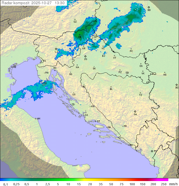 Padavine Hrvaška