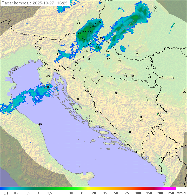 Padavine Hrvaška