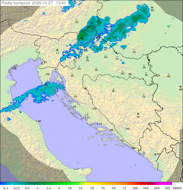 Padavine Hrvaška