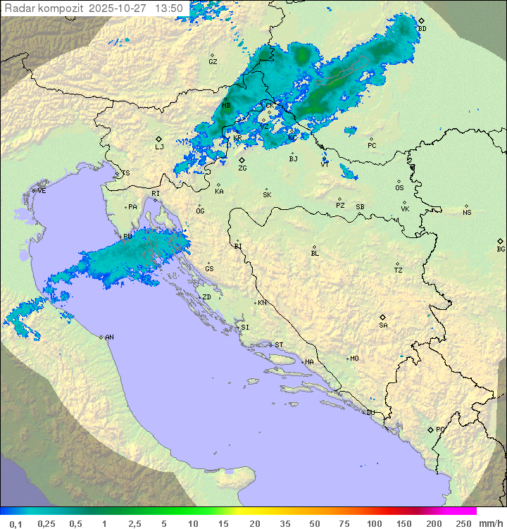 Padavine Hrvaška