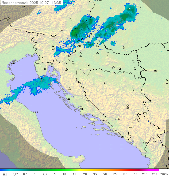 Padavine Hrvaška