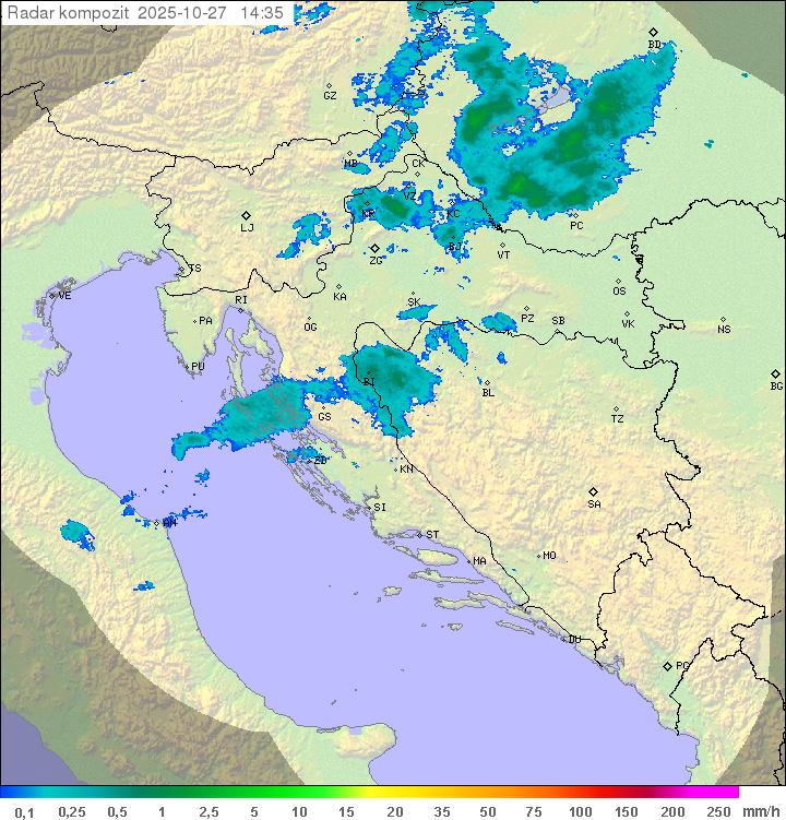 Padavine Hrvaška