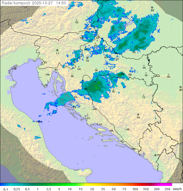 Padavine Hrvaška