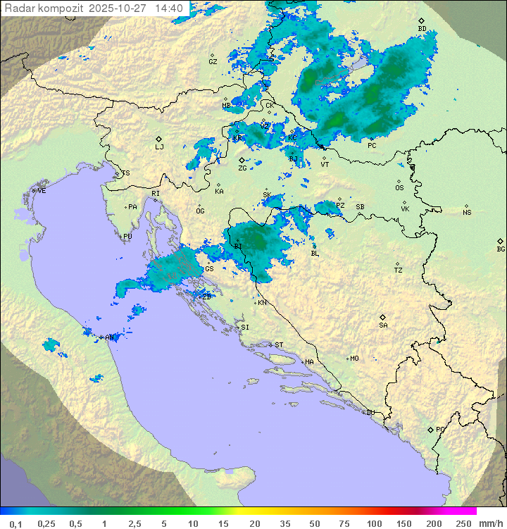 Padavine Hrvaška