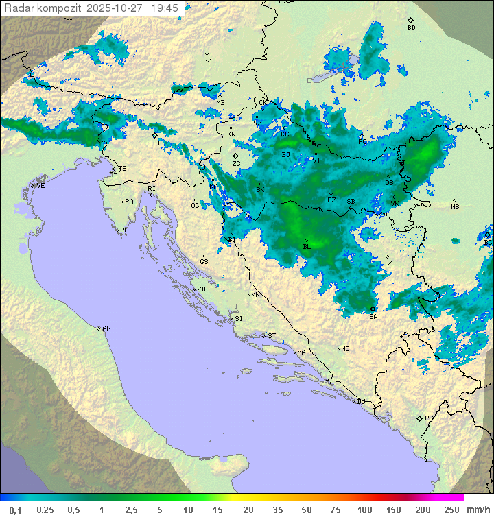 Padavine Hrvaška