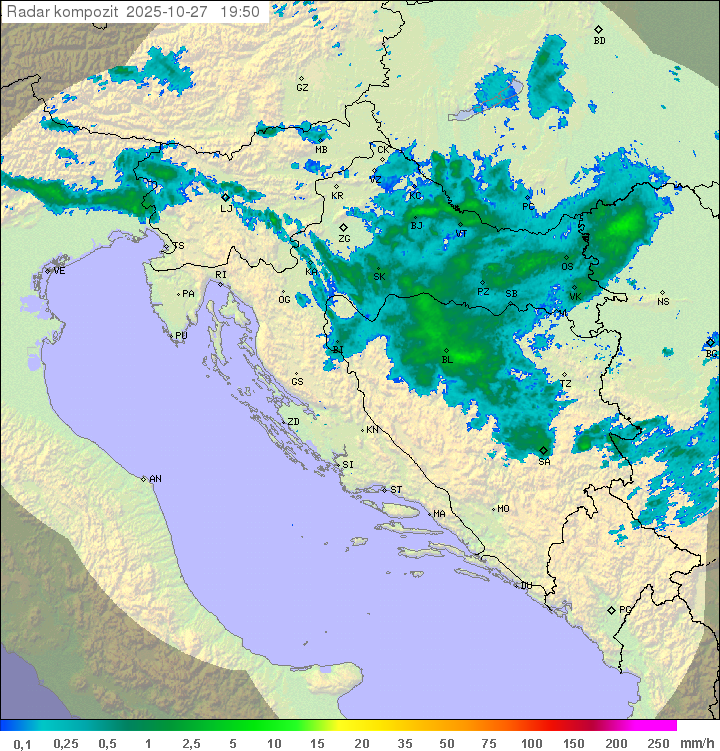 Padavine Hrvaška