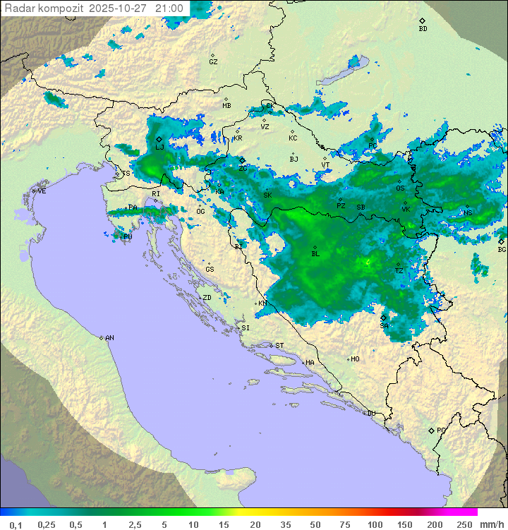 Padavine Hrvaška
