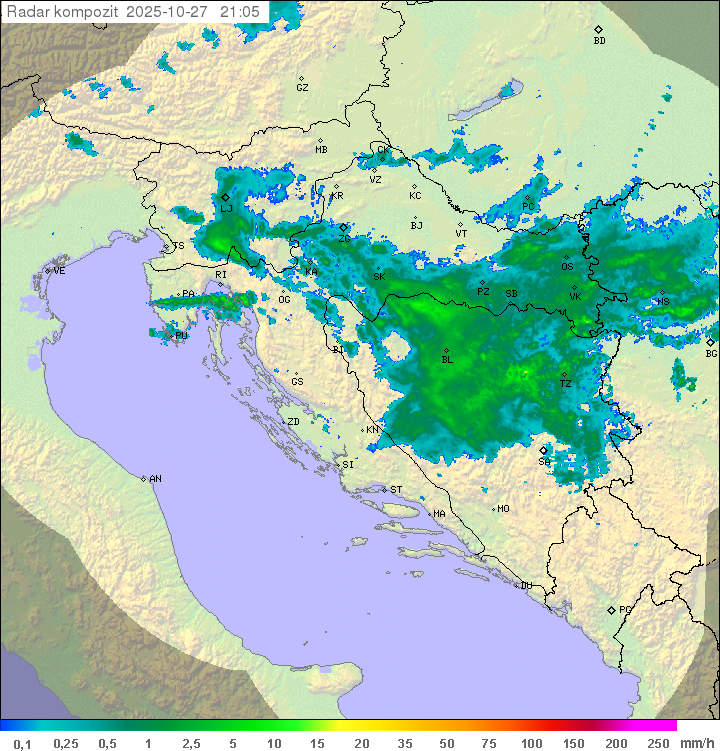 Padavine Hrvaška