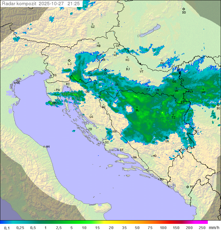 Padavine Hrvaška