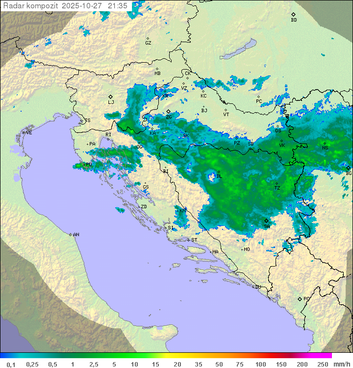 Padavine Hrvaška