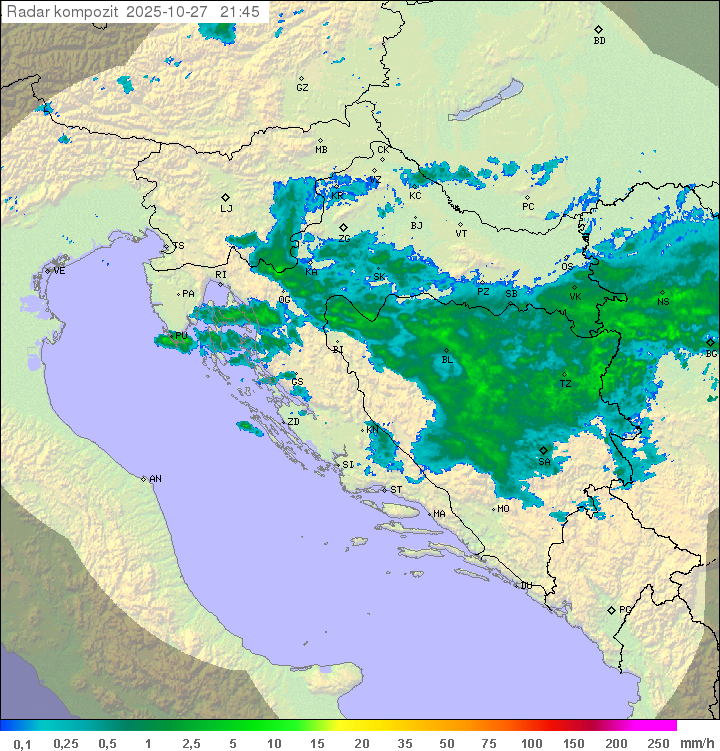 Padavine Hrvaška