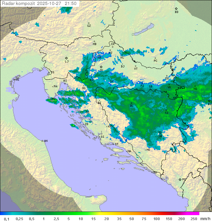 Padavine Hrvaška