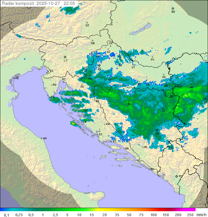 Padavine Hrvaška