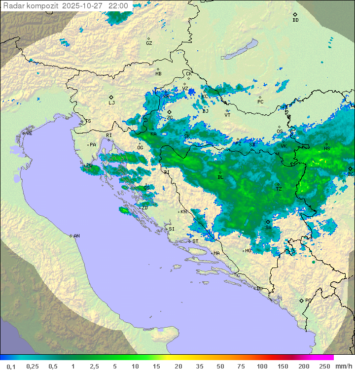 Padavine Hrvaška
