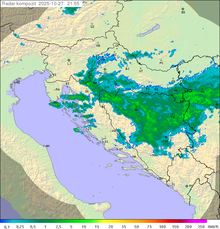 Padavine Hrvaška