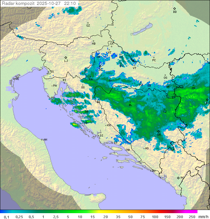 Padavine Hrvaška