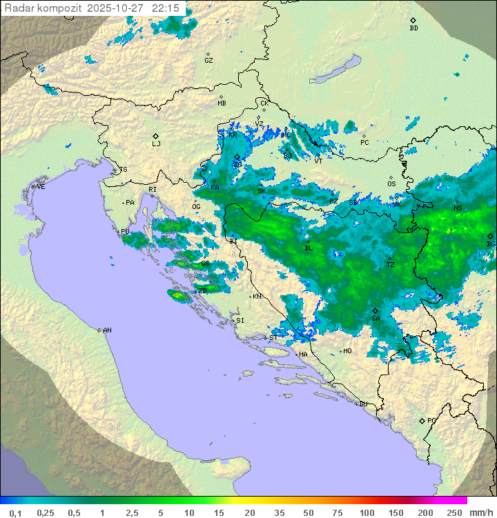 Padavine Hrvaška