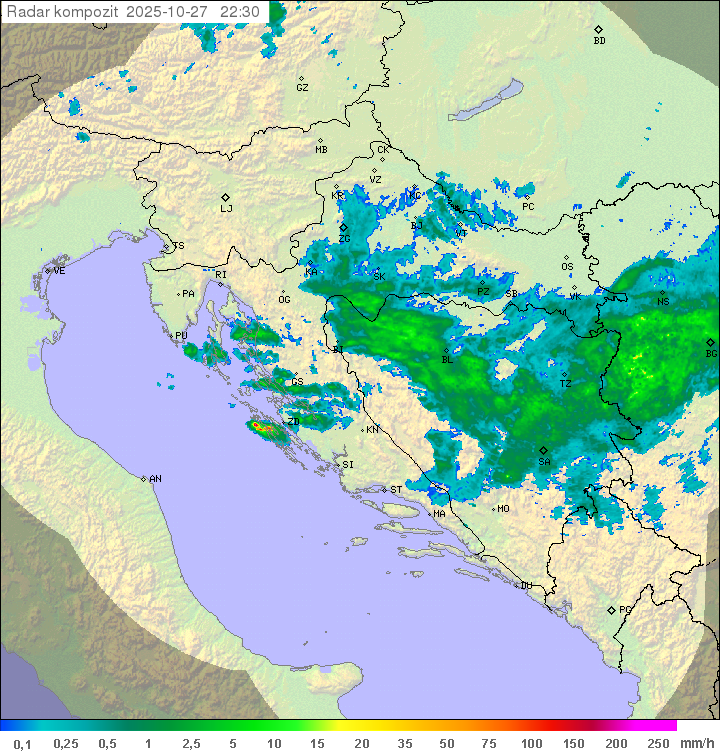 Padavine Hrvaška