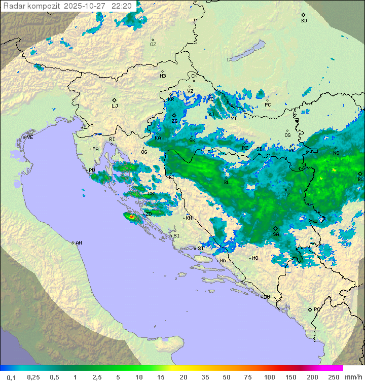 Padavine Hrvaška