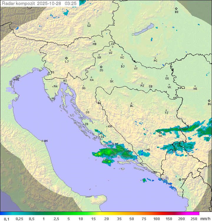 Padavine Hrvaška