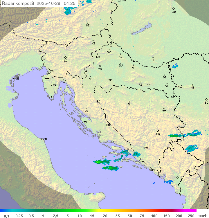 Padavine Hrvaška