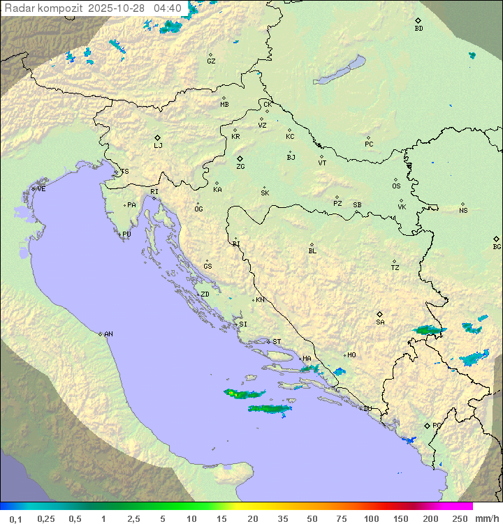 Padavine Hrvaška