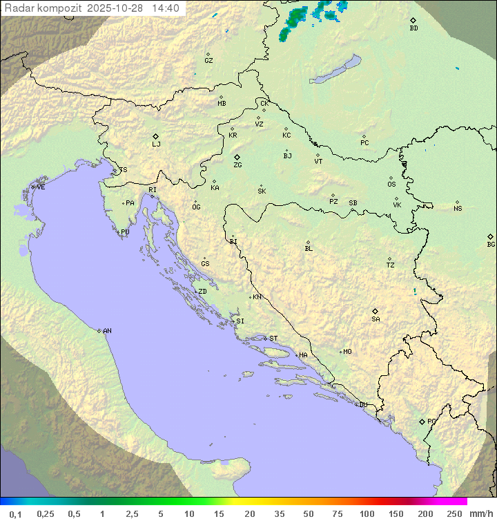 Padavine Hrvaška