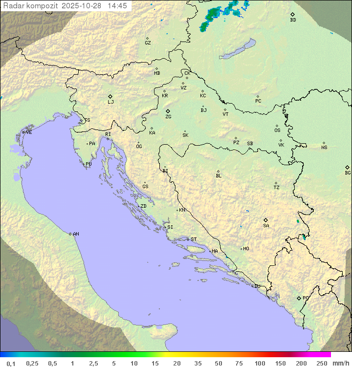 Padavine Hrvaška