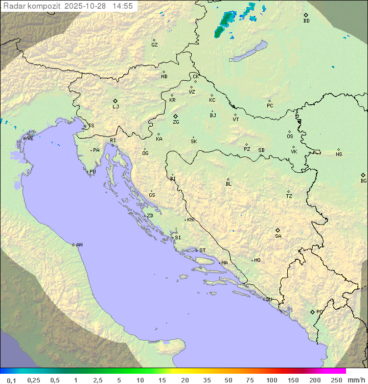 Padavine Hrvaška
