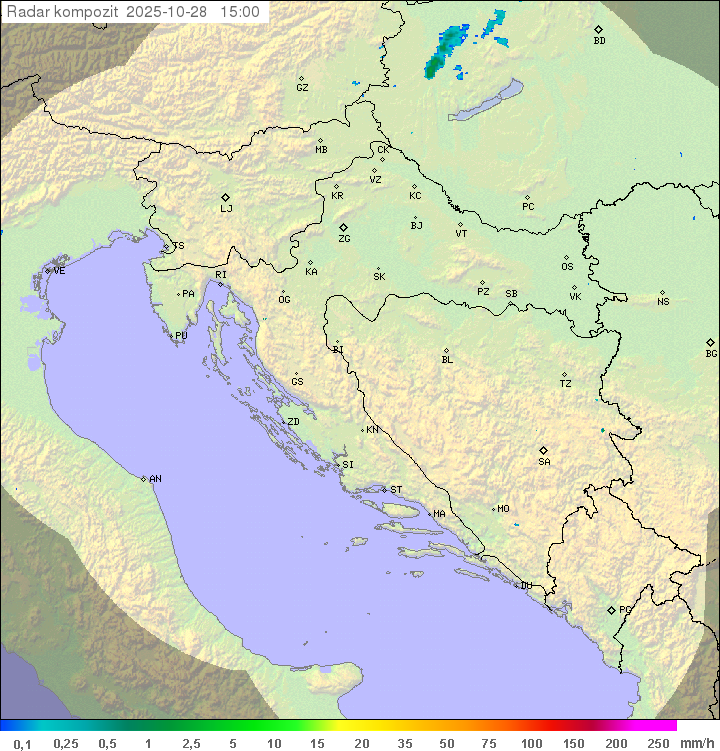 Padavine Hrvaška