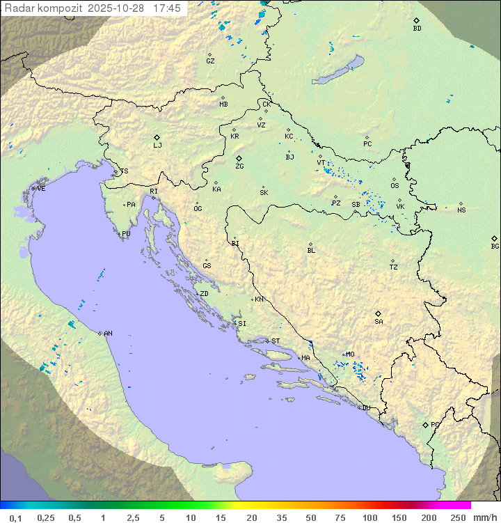 Padavine Hrvaška
