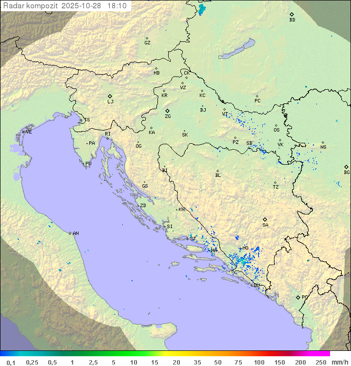 Padavine Hrvaška