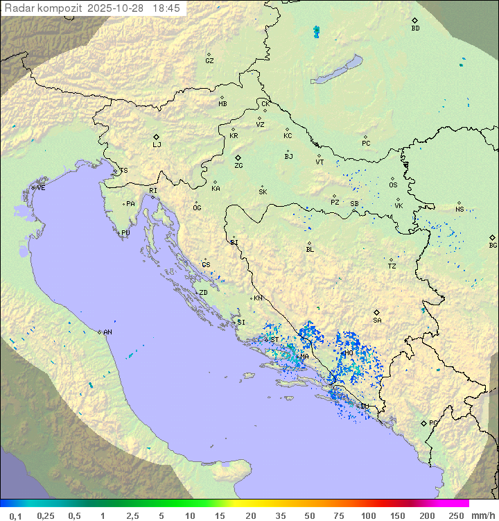 Padavine Hrvaška