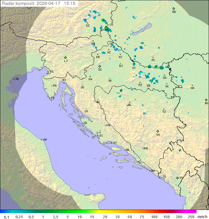 Niederschlag Kroatien